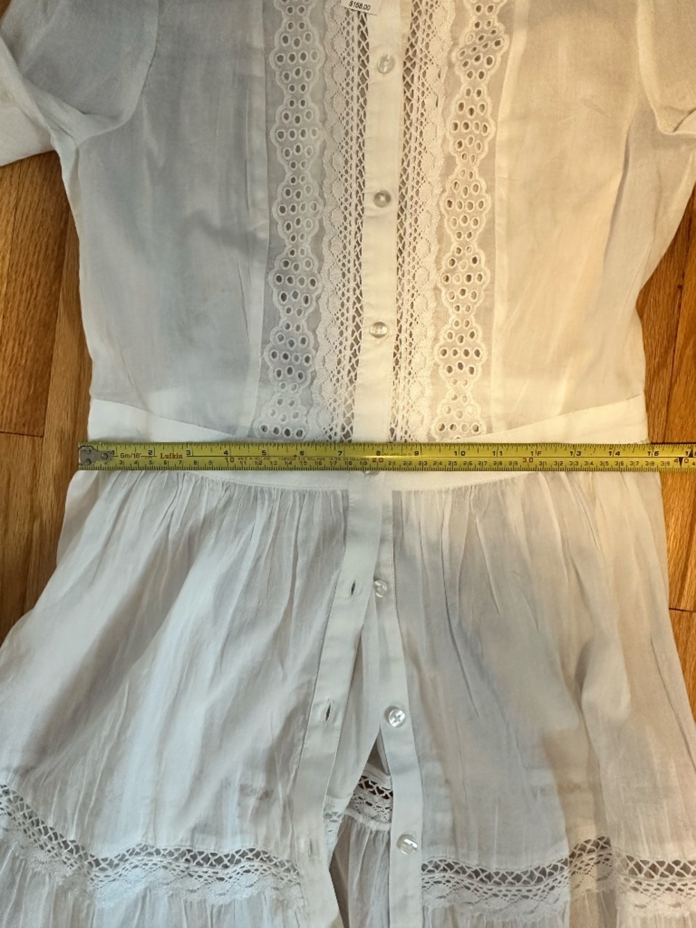 White Cotton Gap Dress - Picture 6 of 6
